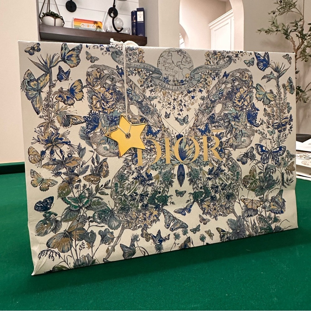 Christian Dior Butterfly Around the World Limited Edition Luxury Shopping Bag